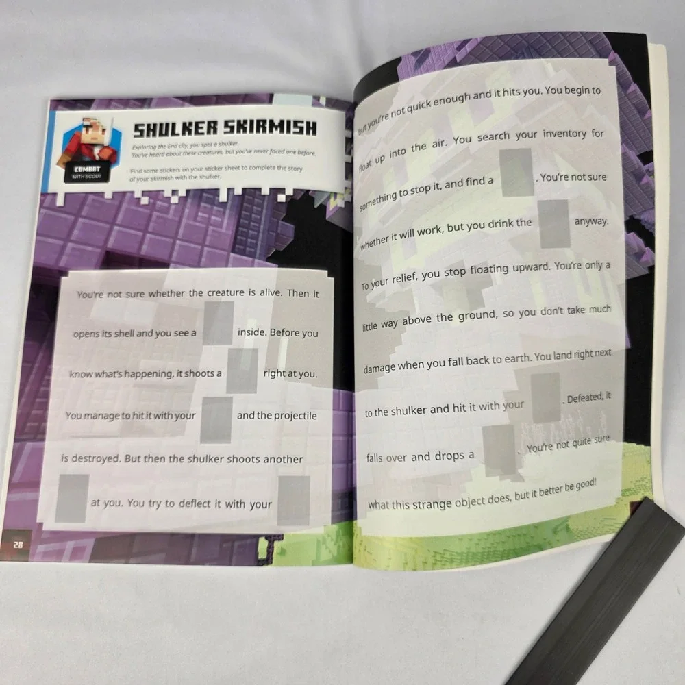 Minecraft Official Nether and The End Sticker Book for Kids - Minor use‎